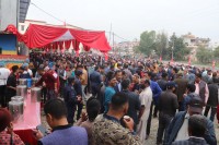 एमालेद्वारा पालिकाहरुमा प्रदर्शन